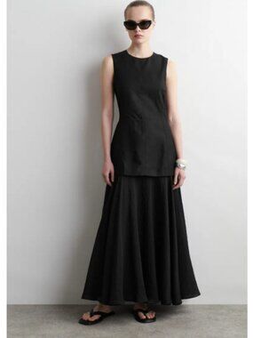 COS Layered Peplum Dress - Size: XXS